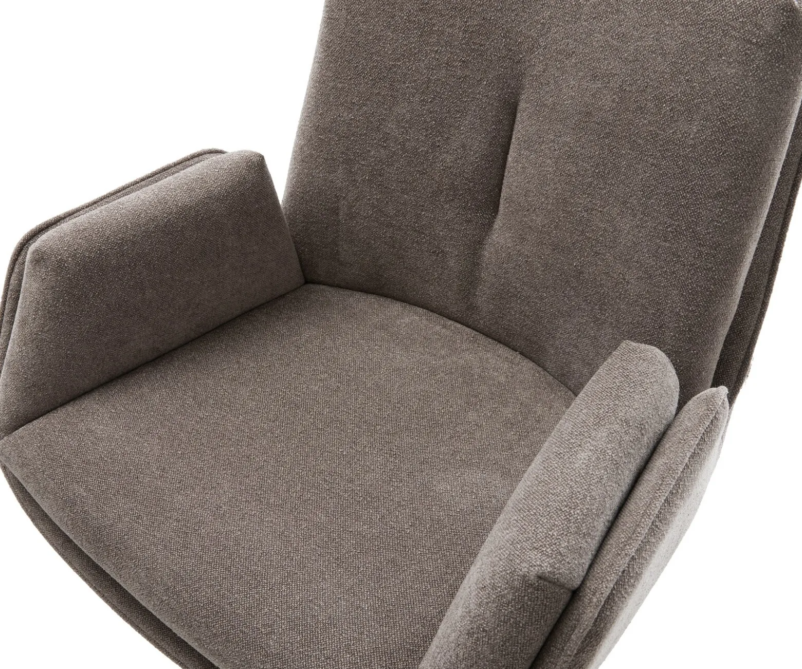 BarstuhlClea-Flex Strukturstoff Soft Taupe Freischwinger Flach Metall Schwarz Sofort versandfertig