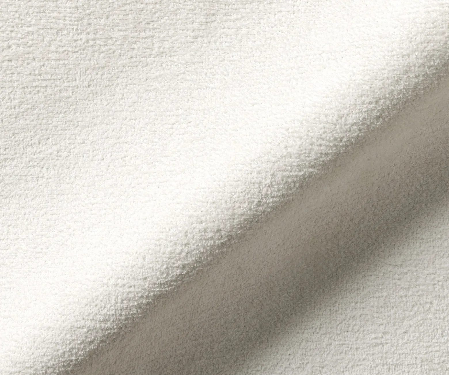 BarstuhlPela-Flex Bouclé Soft Beige Drehfuß höhenverstellbar Metall Weiß Sofort versandfertig