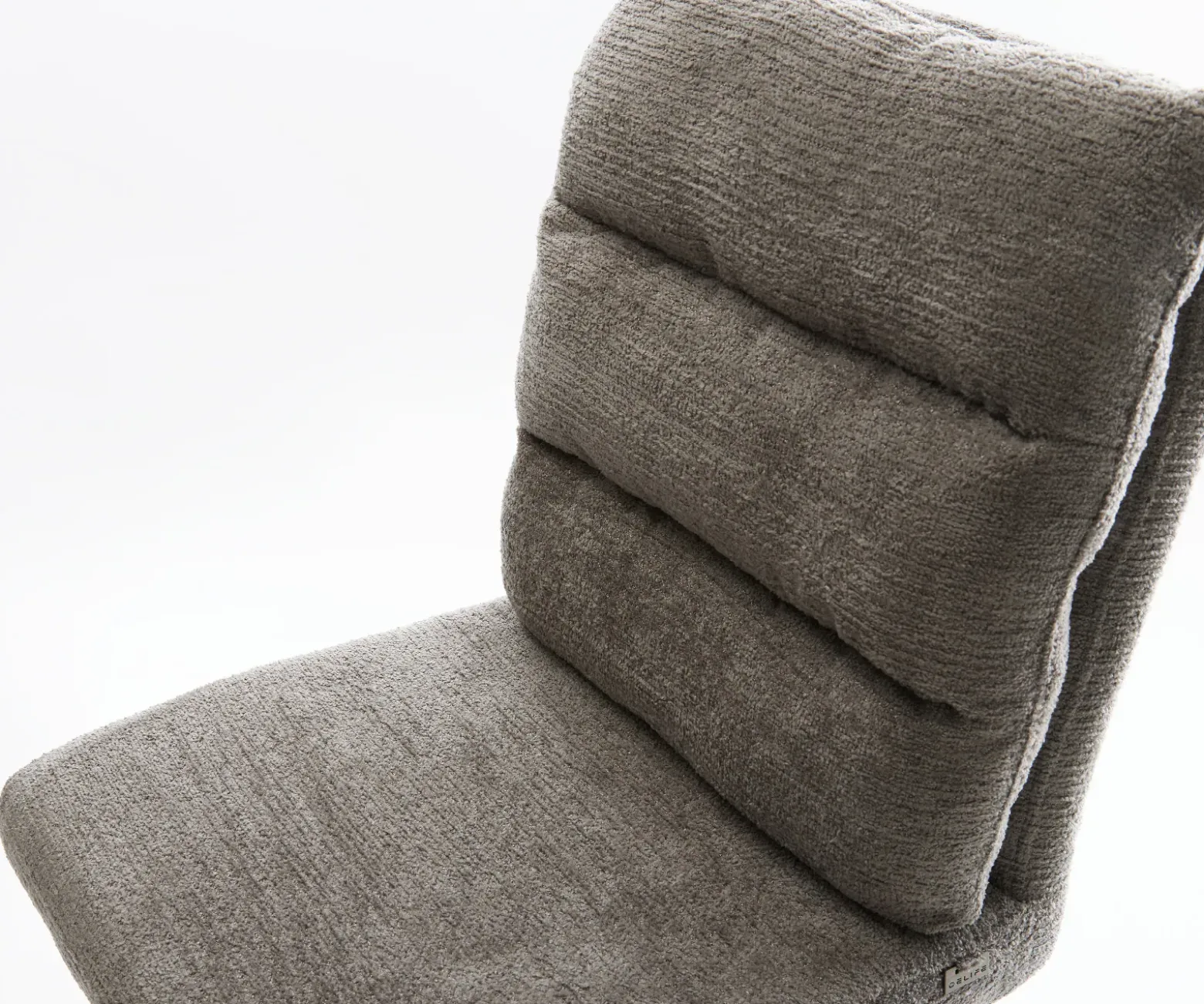 BarstuhlPela-Flex Bouclé Soft Schlamm Freischwinger Flach Metall Schwarz Sofort versandfertig