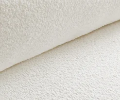 Big-SofaSirpio 230x95 cm Bouclé Creme-Weiß Sofort versandfertig