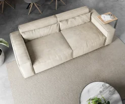 Big-SofaSirpio 230x95 cm Cord Beige Sofort versandfertig