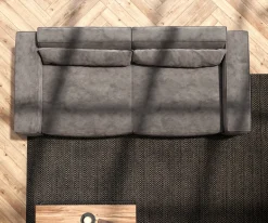 Big-SofaSirpio 230x95 cm Mikrofaser Khakibraun Sofort versandfertig