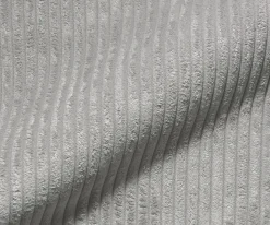 BoxspringbettDream-Well 160x200 cm Cord Silbergrau mit Matratze und Topper Sofort versandfertig