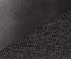 DrehstuhlAbelia-Flex mit Armlehnen Materialmix Schwarz Fußkreuz Effektfinish Titan 360° drehbar Wippfunktion Sofort versandfertig