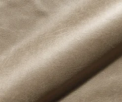 DrehstuhlAbelia-Flex mit Armlehnen Mikrofaser Beige Vintage Kreuzgestell breit Graphit 360° drehbar Wippfunktion Sofort versandfertig