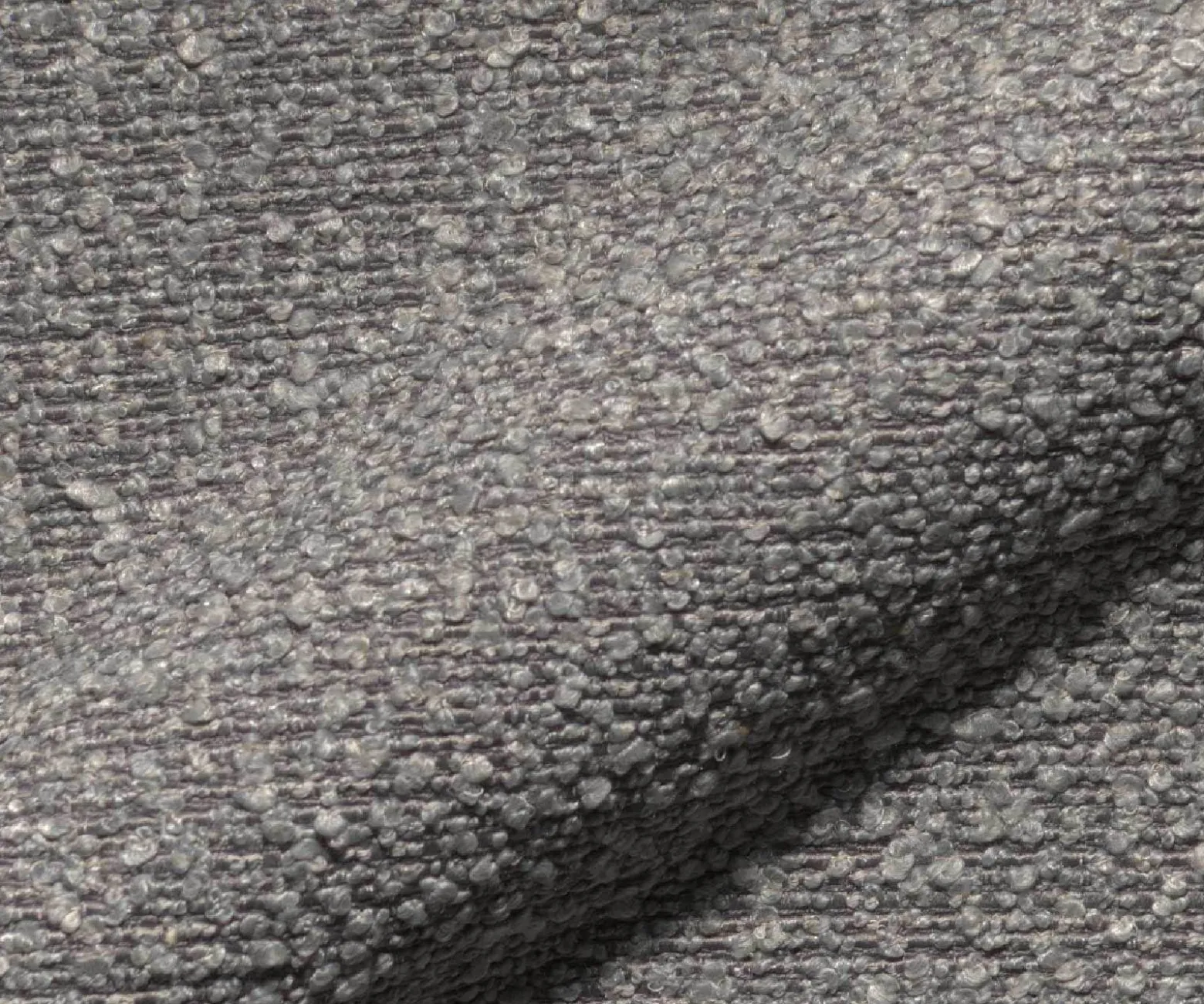 DrehstuhlCaja-Flex mit Armlehnen Bouclé Silbergrau Kreuzgestell breit Schwarz 360° drehbar Taschenfederkern Sofort versandfertig