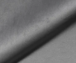 DrehstuhlJada-Flex Samt Grau Kreuzgestell breit Edelstahl 360° drehbar Wippfunktion Taschenfederkern Sofort versandfertig