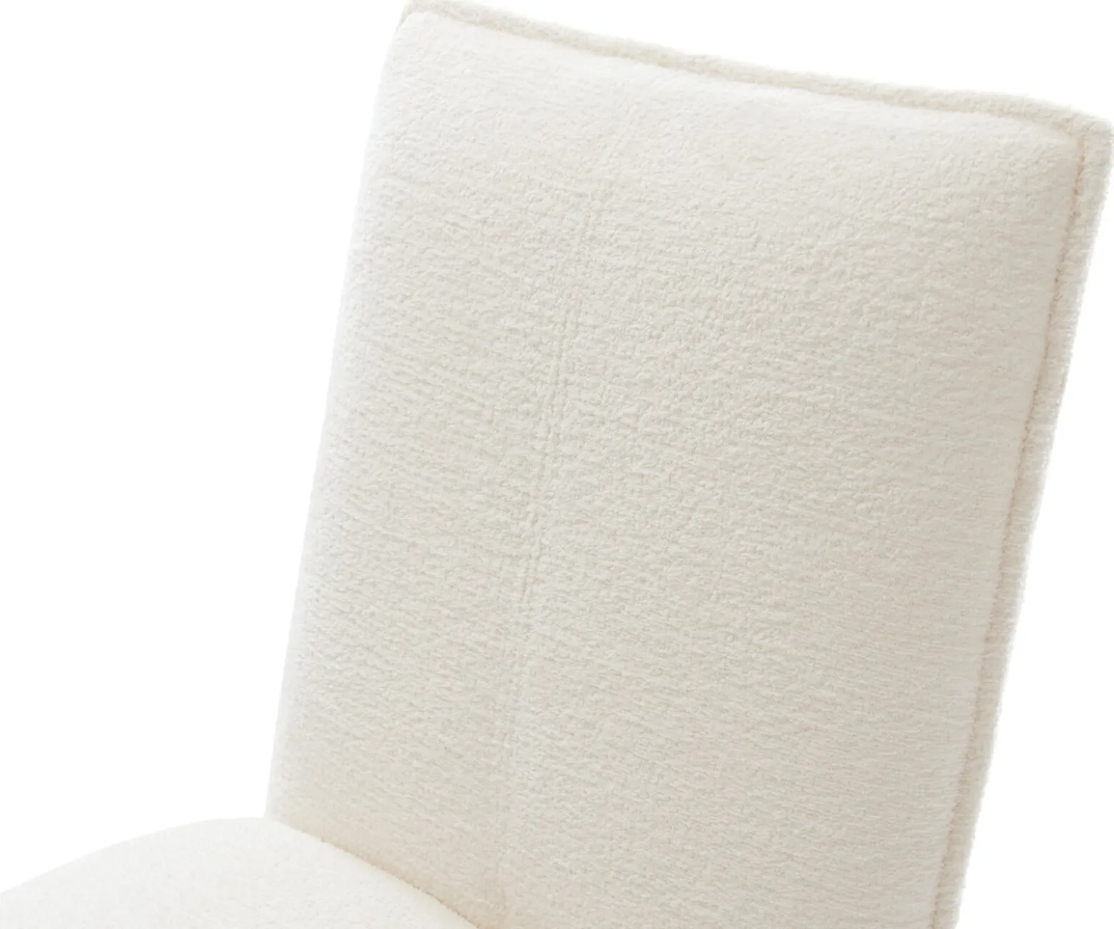DrehstuhlLelio-Flex Bouclé Soft Beige Fußkreuz Graphit 360° drehbar Wippfunktion Taschenfederkern Sofort versandfertig