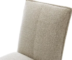DrehstuhlLelio-Flex Webstoff Soft Beige Fußkreuz Schwarz 360° drehbar Wippfunktion Taschenfederkern Sofort versandfertig