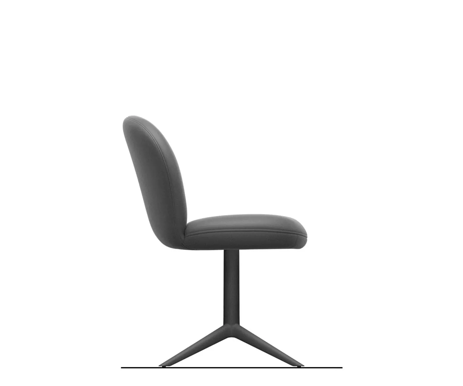 DrehstuhlNube-Flex Bouclé Soft Beige Fußkreuz Schwarz 360° drehbar Wippfunktion Taschenfederkern Sofort versandfertig