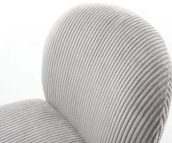 DrehstuhlNube-Flex Cord Silbergrau Kreuzgestell breit Effektfinish Titan 360° drehbar Taschenfederkern Sofort versandfertig
