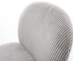 DrehstuhlNube-Flex Cord Silbergrau Kreuzgestell konisch Schwarz 180° drehbar Taschenfederkern Sofort versandfertig