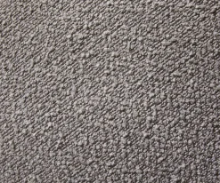 DrehstuhlNube-Flex mit Armlehnen Bouclé Silbergrau Kreuzgestell breit Edelstahl 360° drehbar Taschenfederkern Sofort versandfertig