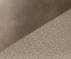 DrehstuhlVinka-Flex mit Armlehnen Materialmix Schlamm Kreuzgestell konisch Schwarz 180° drehbar Taschenfederkern Sofort versandfertig