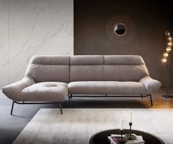 EcksofaShape High 305x160 Steingrau Longchair links by ES brand Sofort versandfertig