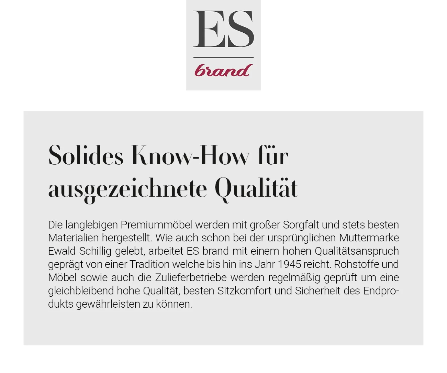 EcksofaShape High 305x160 Steingrau Longchair links by ES brand Sofort versandfertig