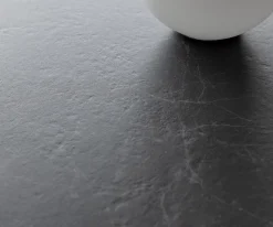 EsstischEdge Boot 180-220x100 cm Keramik Laminam® Nero Greco Anthrazit Spider Metall Effektfinish Titan ausziehbar Sofort versandfertig