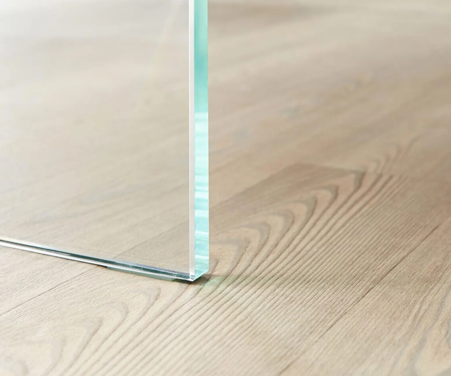 EsstischEdge 200x100 Akazie Braun Glas Live- Sofort versandfertig