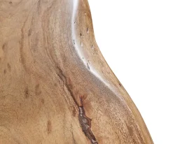 EsstischEdge 140x90 Akazie Natur Metall Schräg Live- Sofort versandfertig