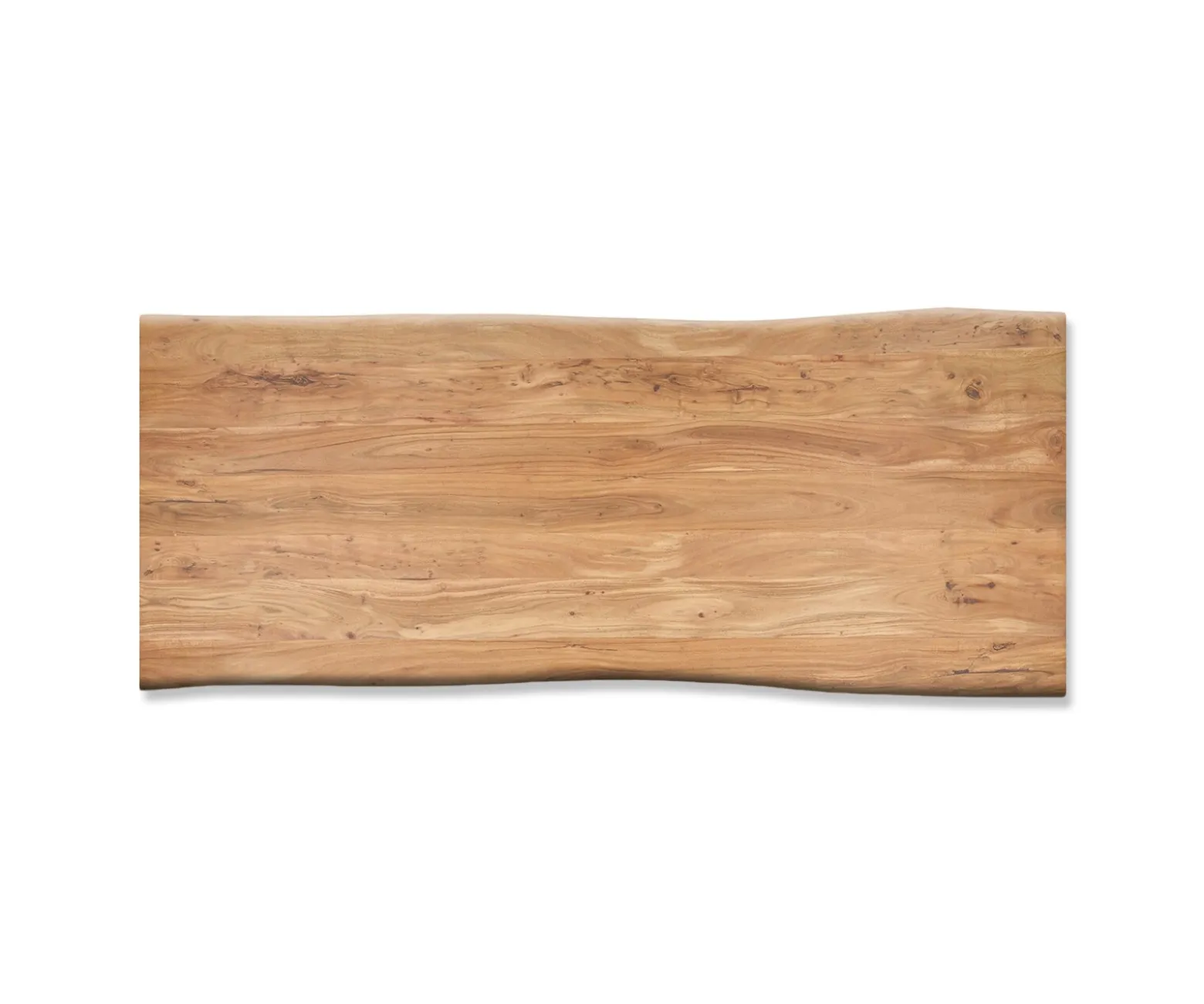 EsstischEdge 240x100cm Akazie Natur Edelstahl breit Live- Sofort versandfertig