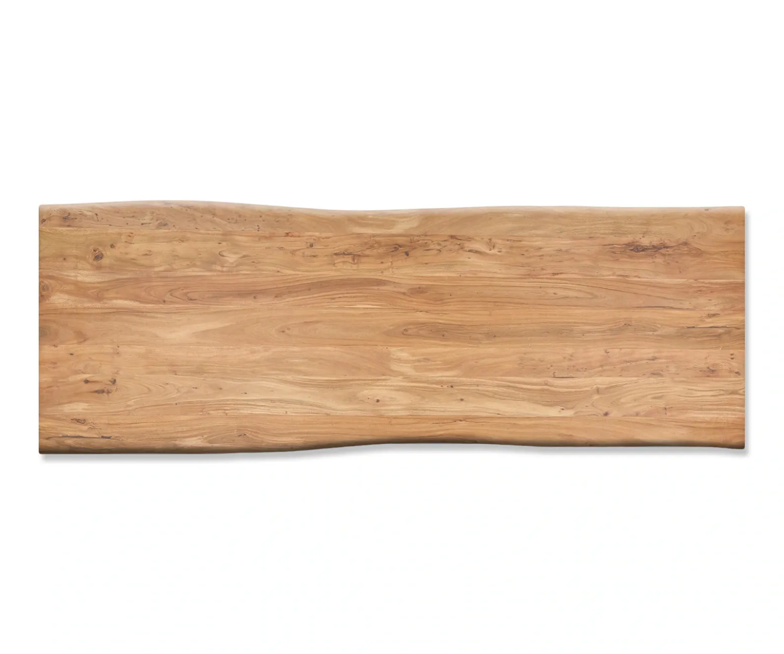 EsstischEdge 280x100cm XL Akazie Natur Edelstahl breit Live- Sofort versandfertig