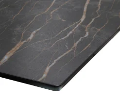 EsstischEdge 200-300x100 Keramik Laminam®Noir Desir Braun Wave Edelstahl ausziehbar Sofort versandfertig