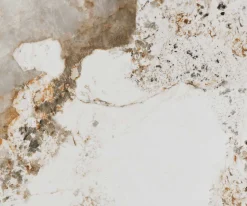 EsstischEdge 180-220x100 Keramik Minas Melange Weiß-Beige Wave Edelstahl ausziehbar Sofort versandfertig