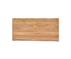 EsstischEdge 200x100 XL Akazie Natur V-Gestell Flachstahl Schwarz Live- Sofort versandfertig