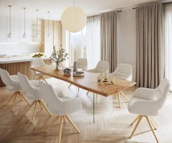 EsstischEdge 280x100 XL Akazie Natur Glas Live- Sofort versandfertig