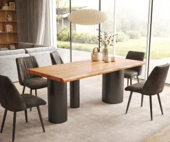 EsstischEdge 200x100 XL Akazie Natur Troa Metall Schwarz Live- Sofort versandfertig