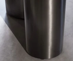 EsstischEdge 200x100 XL Akazie Platin Troa Edelstahl Graphit Live- Versandfertig ca. 07.11.26