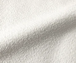 EsszimmerbankTaya-Flex 285x190 cm Bouclé Creme-Weiß Kufengestell kantig Edelstahl Taschenfederkern Rechts Versandfertig ca. 20.01.27