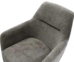 EsszimmerstuhlPejo-Flex Bouclé Soft Schlamm Kreuzgestell konisch Edelstahl Taschenfederkern Sofort versandfertig