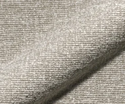 EsszimmerstuhlPela-Flex Webstoff Soft Beige Kufengestell Edelstahl Taschenfederkern Sofort versandfertig