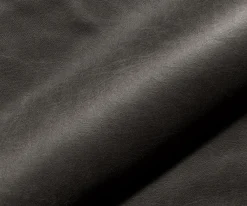 EsszimmerstuhlYago-Flex mit Armlehnen Mikrofaser Anthrazit Vintage Kreuzgestell breit Edelstahl Taschenfederkern Sofort versandfertig