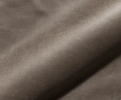 EsszimmerstuhlYago-Flex mit Armlehnen Mikrofaser Taupe Vintage Kreuzgestell breit Edelstahl Taschenfederkern Sofort versandfertig