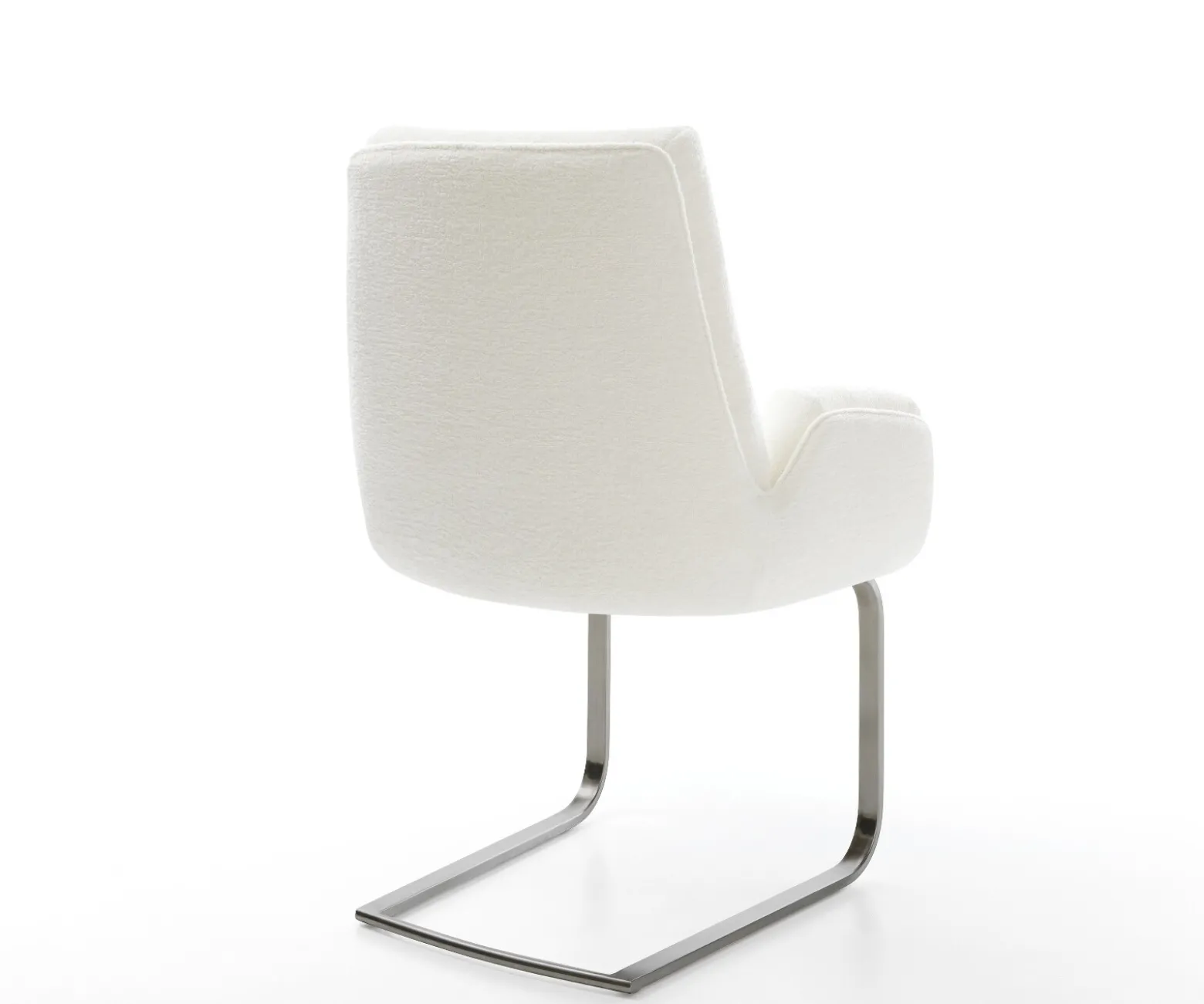 FreischwingerClea-Flex Bouclé Soft Beige Freischwinger flach Graphit Sofort versandfertig