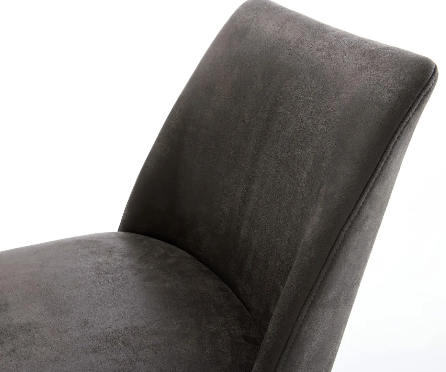 FreischwingerElso-Flex Mikrofaser Anthrazit Vintage Freischwinger flach Schwarz Taschenfederkern Sofort versandfertig
