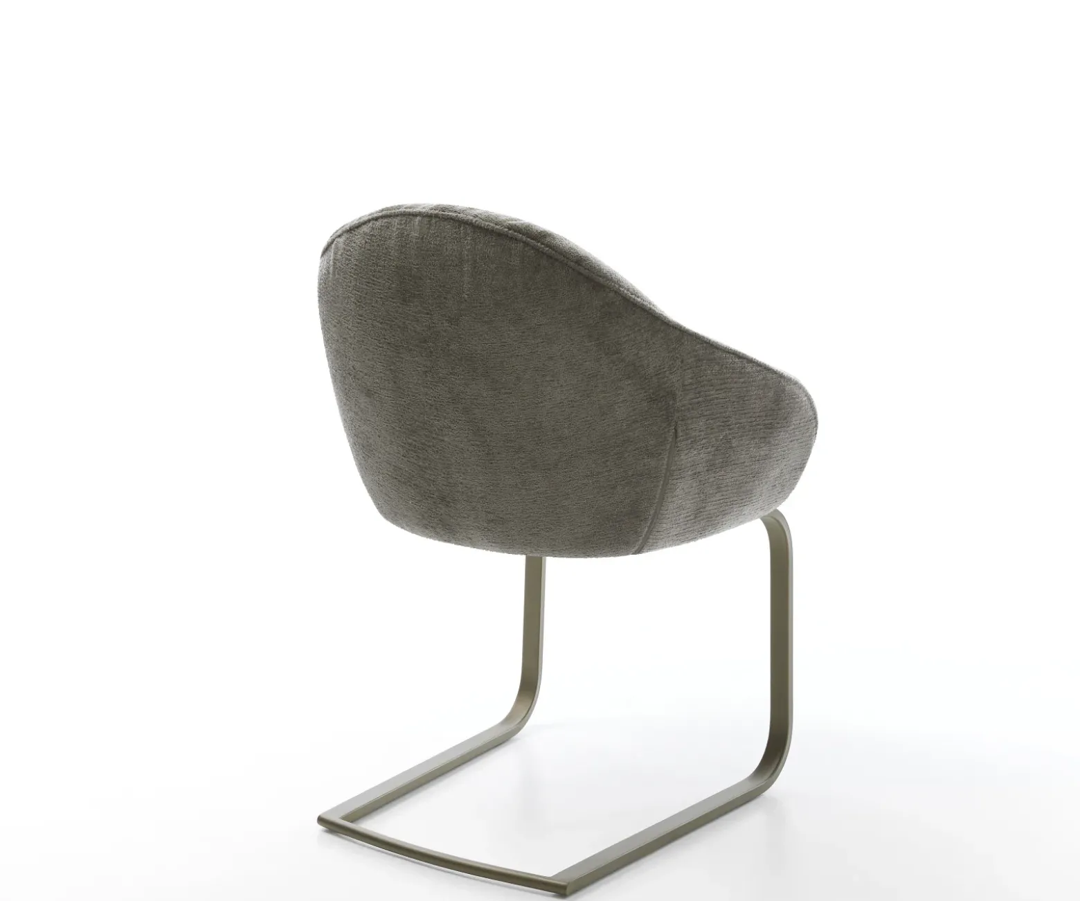 FreischwingerGaio-Flex Bouclé Soft Schlamm Freischwinger flach Effektfinish Titan Sofort versandfertig