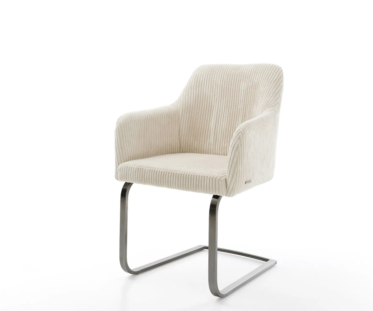 FreischwingerGreg-Flex Cord Beige Freischwinger flach Graphit Taschenfederkern Sofort versandfertig