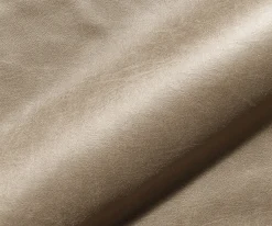 FreischwingerGreg-Flex Mikrofaser Beige Vintage Freischwinger flach Edelstahl Taschenfederkern Sofort versandfertig