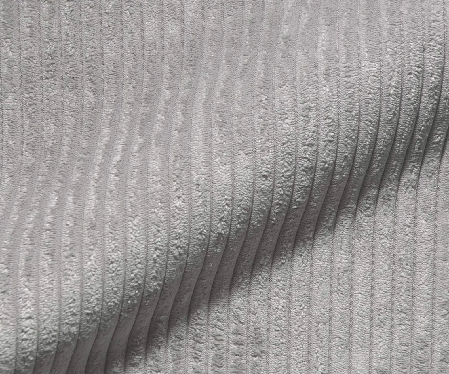 FreischwingerHeira-Flex mit Armlehnen Cord Silbergrau Freischwinger flach Effektfinish Titan Taschenfederkern Sofort versandfertig