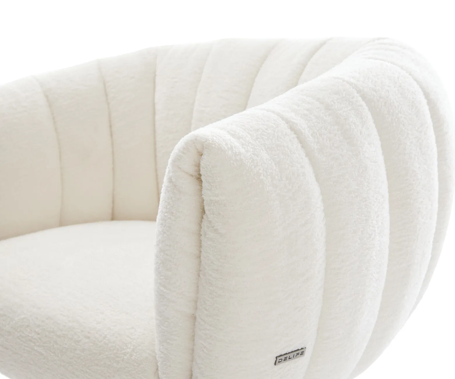 FreischwingerJada-Flex Bouclé Soft Beige Freischwinger flach Graphit Taschenfederkern Sofort versandfertig