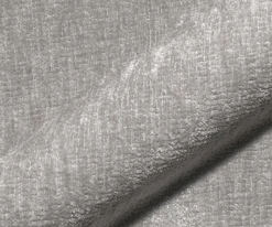 FreischwingerJova-Flex mit Armlehnen Chenille Silbergrau Freischwinger flach Effektfinish Titan Taschenfederkern Sofort versandfertig