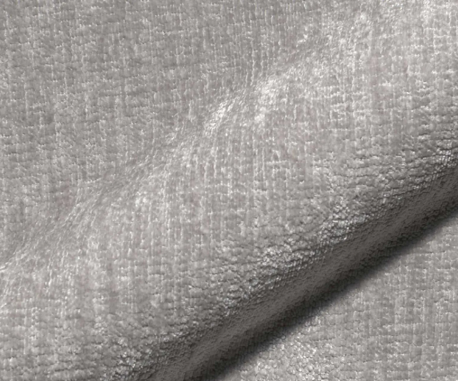 FreischwingerJova-Flex mit Armlehnen Chenille Silbergrau Freischwinger flach Edelstahl Taschenfederkern Sofort versandfertig