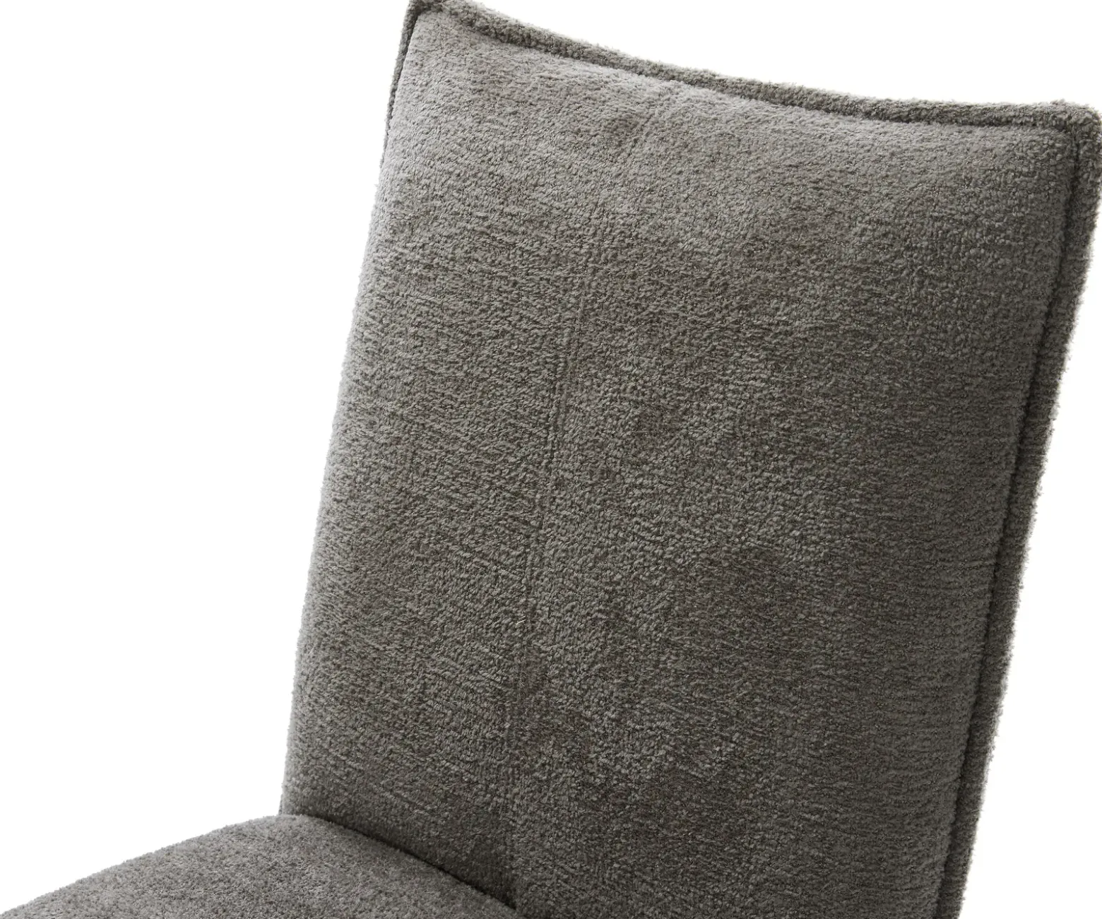 FreischwingerLelio-Flex Bouclé Soft Schlamm Freischwinger flach Edelstahl Taschenfederkern Sofort versandfertig