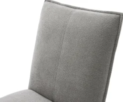 FreischwingerLelio-Flex Strukturstoff Soft Grau Freischwinger flach Graphit Taschenfederkern Sofort versandfertig