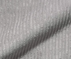 FreischwingerNube-Flex mit Armlehnen Cord Silbergrau Freischwinger flach Effektfinish Titan Taschenfederkern Sofort versandfertig