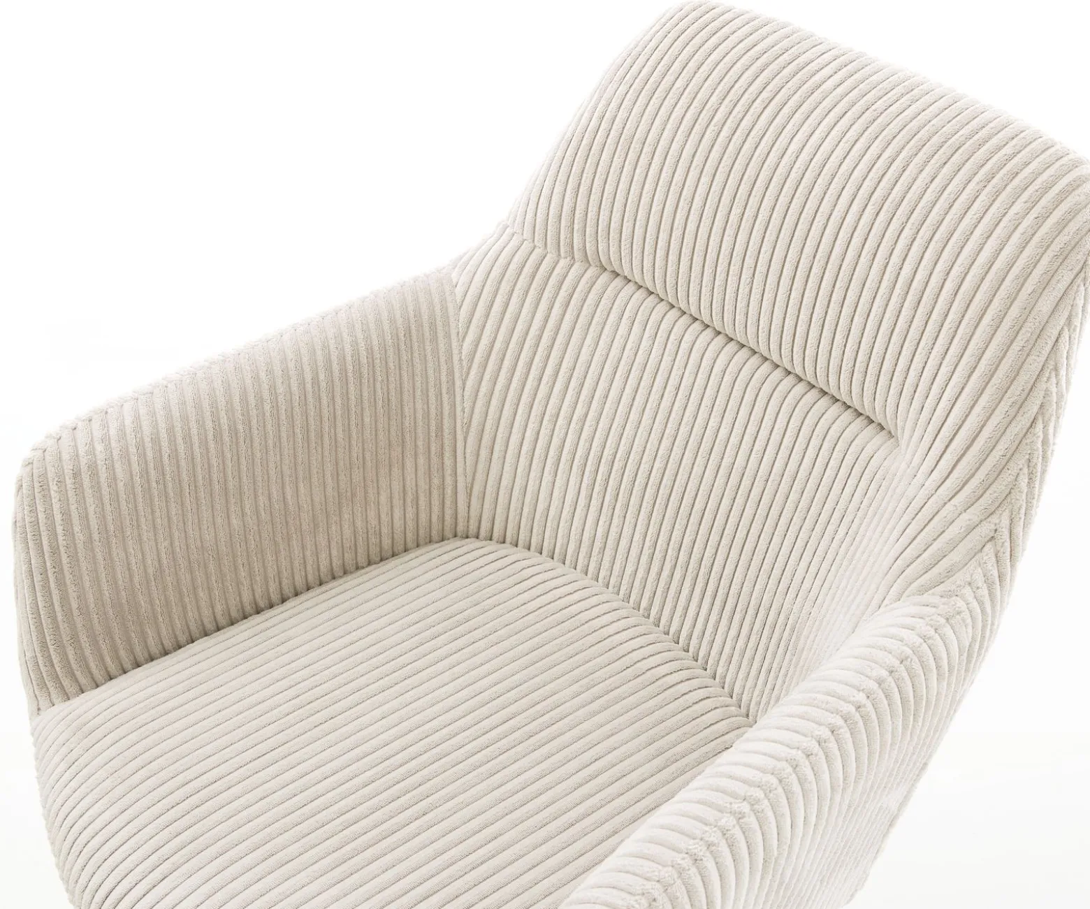 FreischwingerPejo-Flex Cord Beige Freischwinger flach Graphit Taschenfederkern Sofort versandfertig