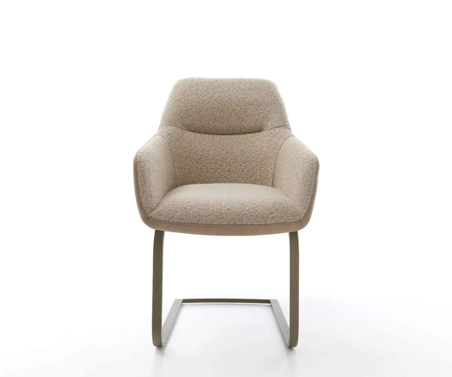 FreischwingerPejo-Flex Materialmix Schlamm Freischwinger flach Effektfinish Titan Taschenfederkern Sofort versandfertig